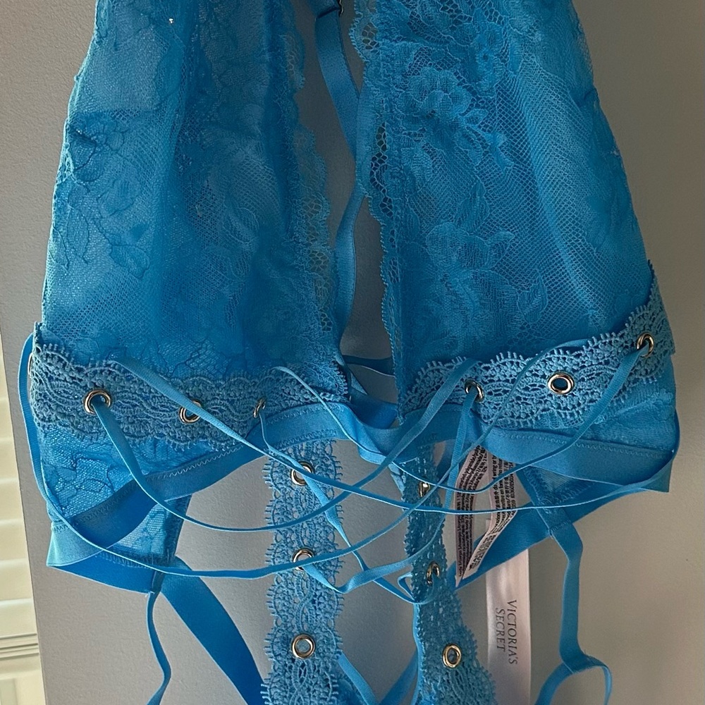 Victoria's Secret Blue Lace Teddy